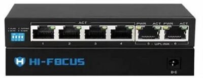 HIFOCUS POE SWITCH FULL GIGA 4+2 PORT - Image 3