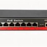 PRIZOR POE SWITCH 8PORT UPLINK GIGA