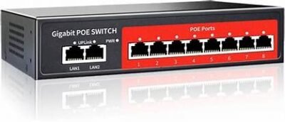 PRIZOR POE SWITCH 8PORT UPLINK GIGA - Image 3